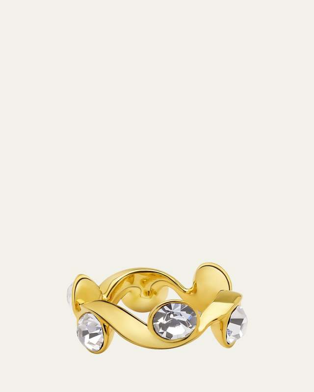 Crystal Wave Ring